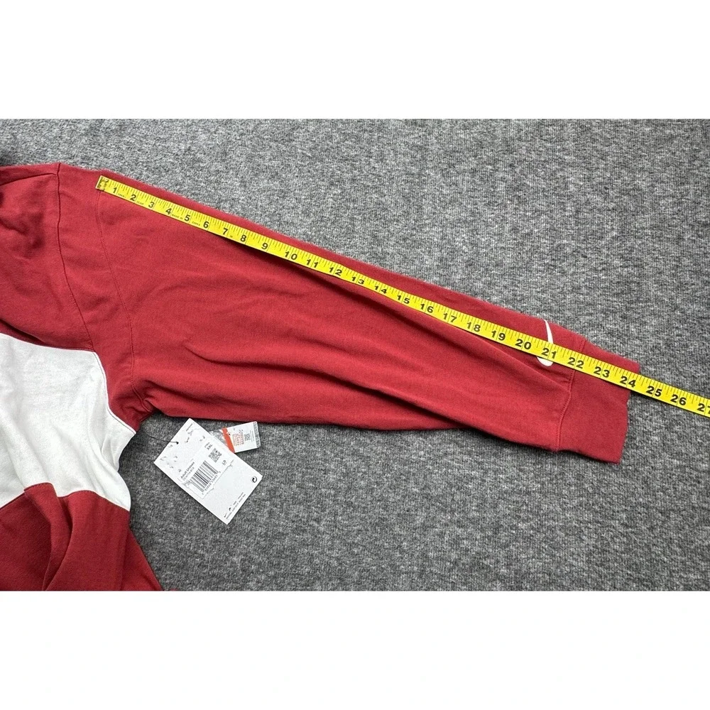 Oklahoma Sooners Nike Campus Collection Rugby Polo Shirt Size XXL Long Sleeve‎